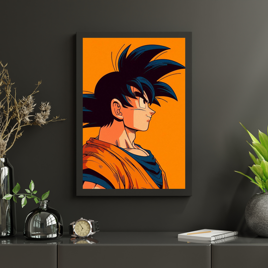 GOKU Poster Art Wall Decor Print