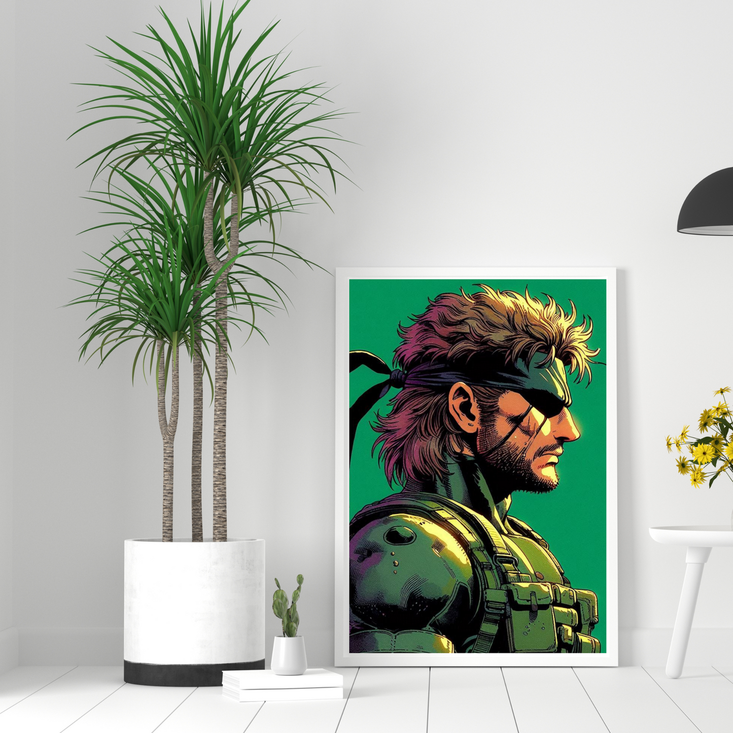 SOLID SNAKE Poster Art Wall Decor Print