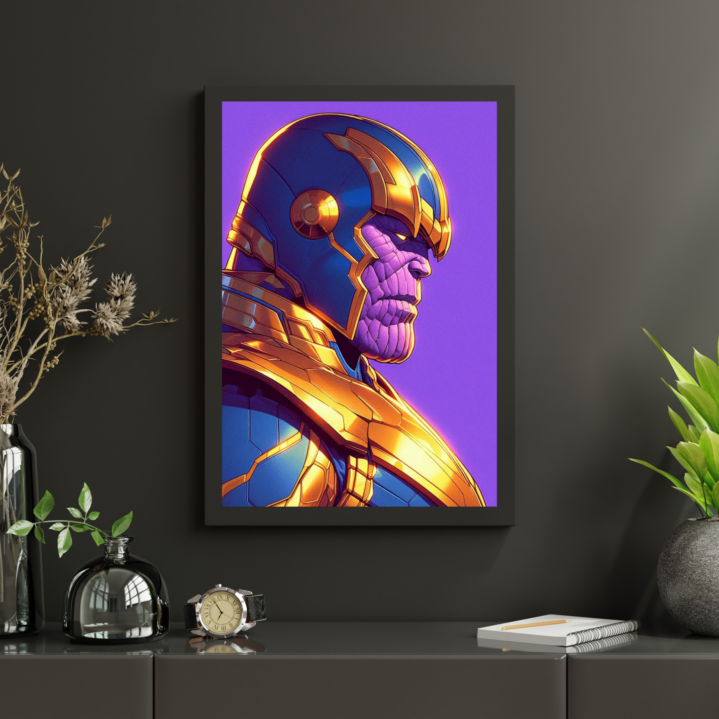 THANOS Poster Art Wall Decor Print