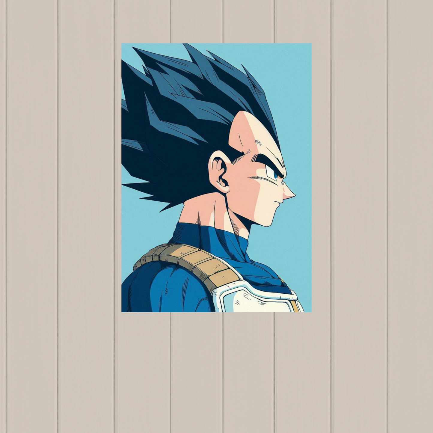 VEGETA Poster Art Wall Decor Print