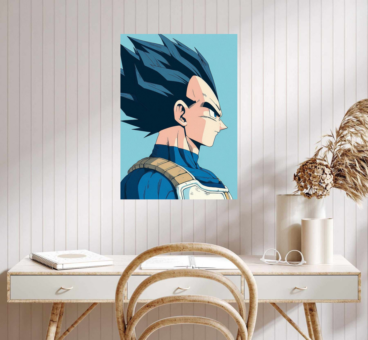 VEGETA Poster Art Wall Decor Print