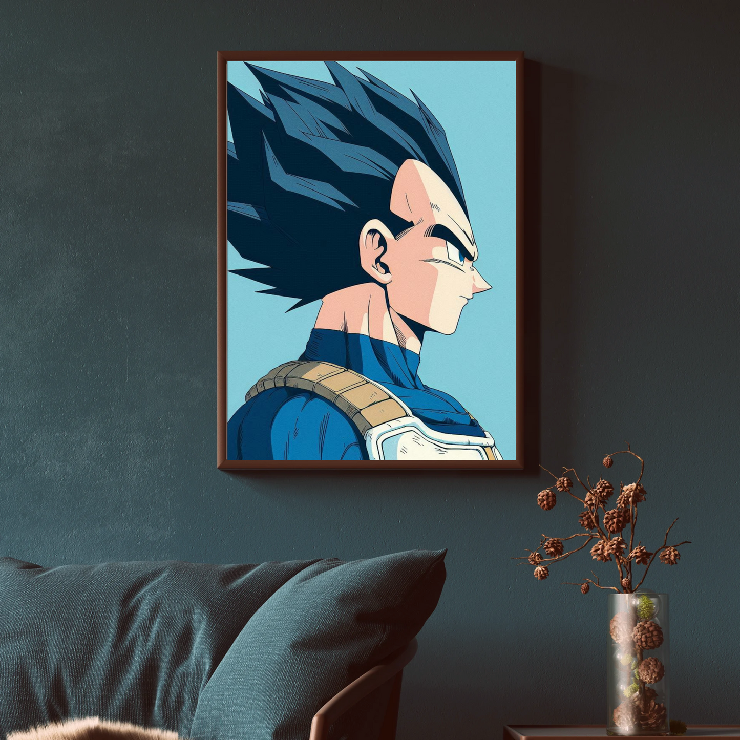 VEGETA Poster Art Wall Decor Print